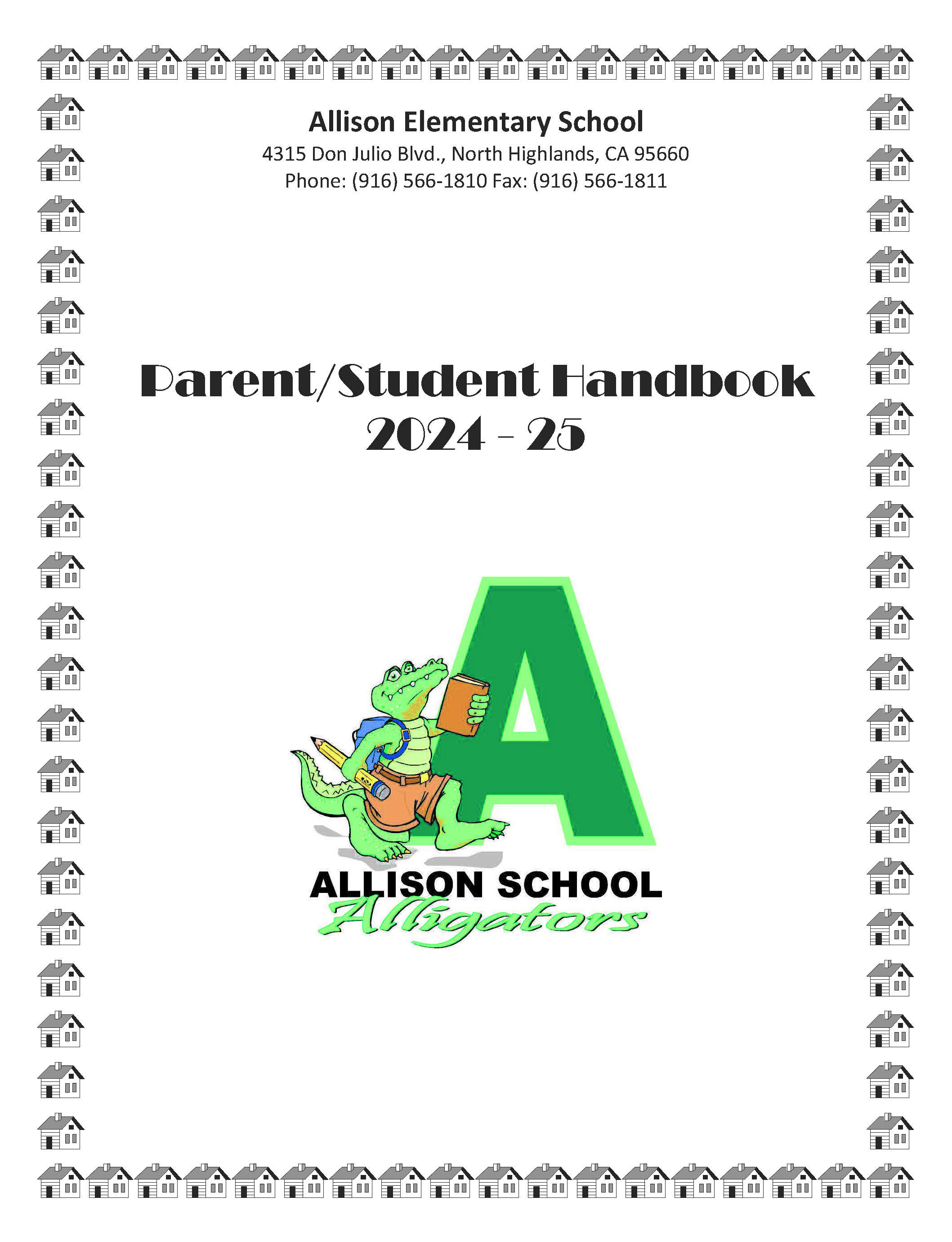 cover of parent student handbook